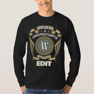 Onderschat nooit de kracht van een W_ T-shirt