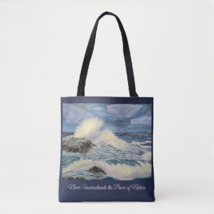 Onderschat nooit de kracht van het Natuur Wave-Tas Tote Bag