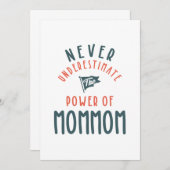 Onderschat nooit de kracht van mama kaart (Voorkant / Achterkant)