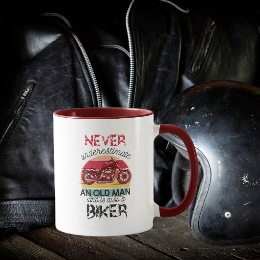 Onderschat nooit de Mok van de oude Man-fiets