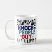 Onderschat nooit de neurose anesthetist CRNA-Mok Koffiemok (Links)