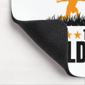 Onderschat nooit de oude kerel discgolf muismat (Hoek)