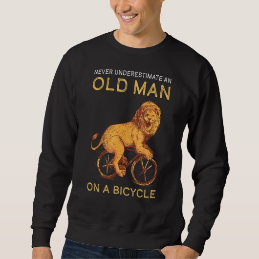 Onderschat nooit de oude Man Bicycle Mountain Bike Trui (Voorkant)
