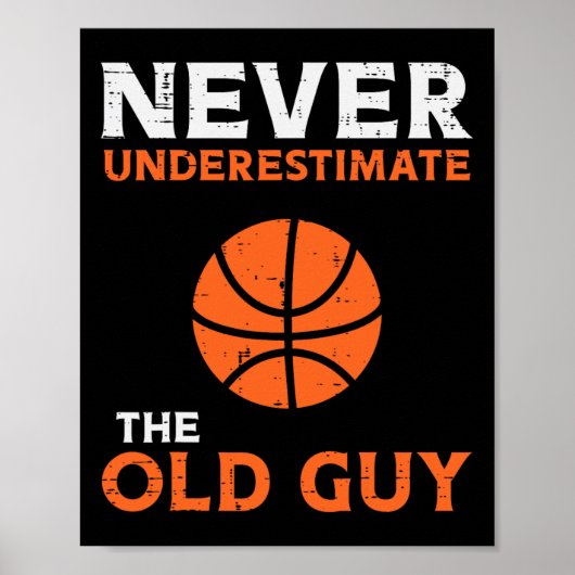 Onderschat nooit de oude man van Sketbyll opa Poster (Voorkant)