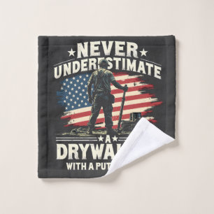 Onderschat nooit een drywaller met een stopmes washandje