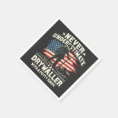 Onderschat nooit een gipskartonner met een plamuur servet (Hoek)