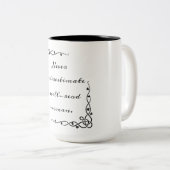 Onderschat nooit een goed gelezen vrouwelijke Mok (Voorkant rechts)