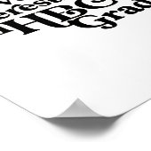 Onderschat nooit een Hbcu-afgestudeerde, historisc Poster (Hoek)