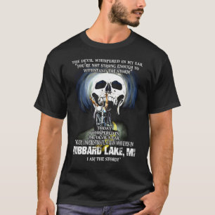Onderschat nooit een HUBBARD LAKE MI-Man T-shirt