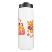 Onderschat nooit een leraar op een openbare school thermosbeker (Voorkant)