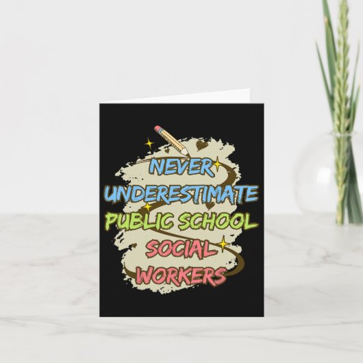 Onderschat nooit een maatschappelijk werker van ee kaart (Voorkant)