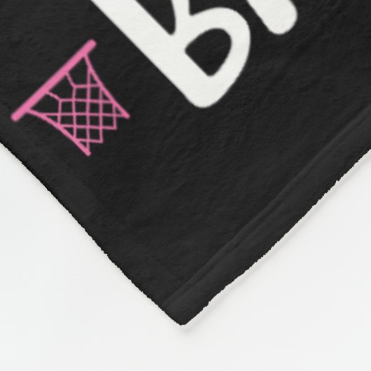 Onderschat nooit een meisje dat bysketbyll speelt fleece deken (Hoek)