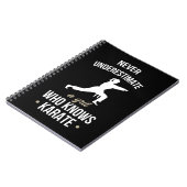 Onderschat nooit een meisje dat Karate Martia kent Notitieboek (Linkerzijde)