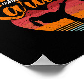 Onderschat nooit een meisje karate poster (Hoek)