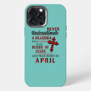 Onderschat nooit een oma Bloed van Jezus iPhone 13 Pro Max Hoesje