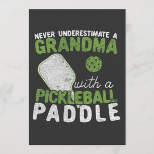 Onderschat nooit een oma met een Pickleball Kaart