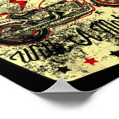 Onderschat nooit een opa met een motorfiets poster (Hoek)