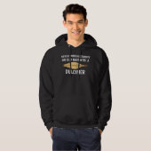 Onderschat nooit een oud Man appalachian dulcime Hoodie (Voorkant volledig)