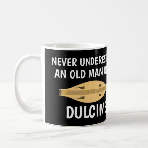 Onderschat nooit een oud Man appalachian dulcime Koffiemok