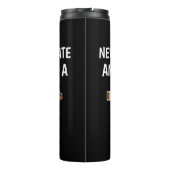 Onderschat nooit een oud Man appalachian dulcime Thermosbeker (Achterkant)