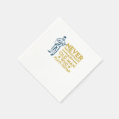 Onderschat nooit een oud Man dat gitaar speelt Servet (Hoek)