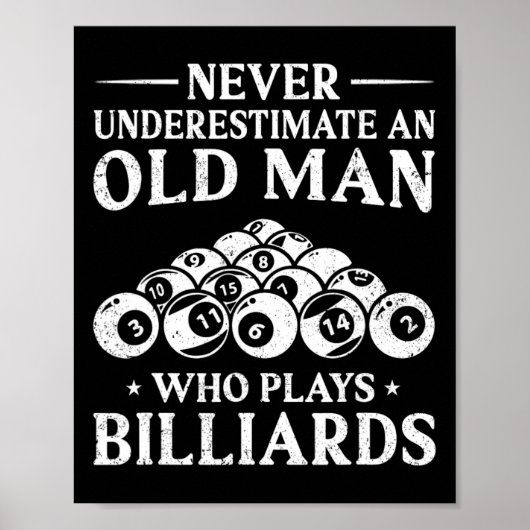 Onderschat nooit een oud Man dat miljarden betaalt Poster (Voorkant)