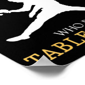 Onderschat nooit een oud Man dat tabel tien afspee Poster (Hoek)