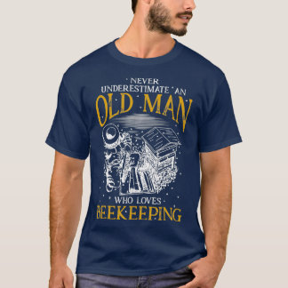 Onderschat nooit een oud Man dat van nieuwheid hou T-shirt