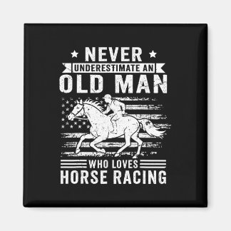 Onderschat nooit een oud Man dat van paardenrak ho Magneet