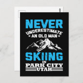 Onderschat nooit een oud man in Utah Briefkaart (Voorkant / Achterkant)