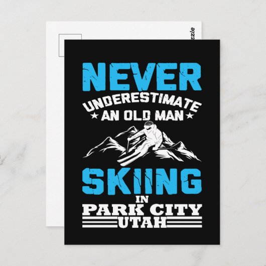 Onderschat nooit een oud man in Utah Briefkaart (Voorkant / Achterkant)