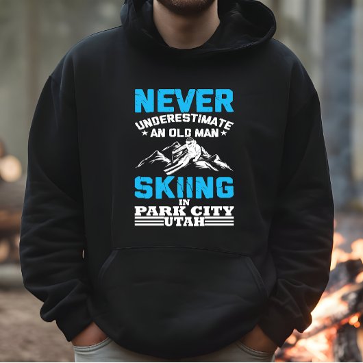 Onderschat nooit een oud man in Utah Hoodie