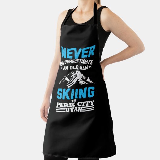 Onderschat nooit een oud man in Utah Schort (Insitu)