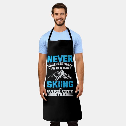 Onderschat nooit een oud man in Utah Schort (Gedragen)