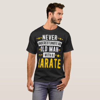 Onderschat nooit een oud Man met een karaat T-shirt