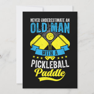 Onderschat nooit een oud Man met een Pickleball P