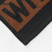 Onderschat nooit een oud Man met een racket Fleece Deken (Hoek)