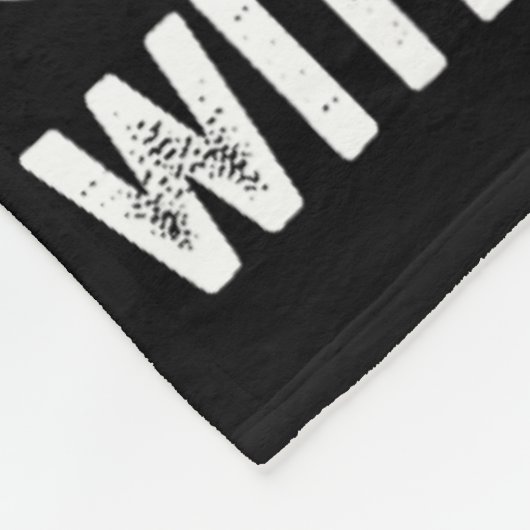 Onderschat nooit een oud Man met een trekker Fleece Deken (Hoek)