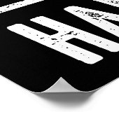 Onderschat nooit een oud Man met een uurradio Poster (Hoek)