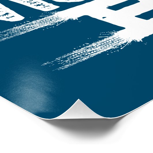 Onderschat nooit een oud Man met Mountain Bike Perfect Poster (Hoek)