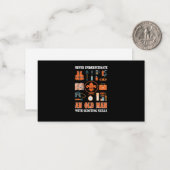 Onderschat nooit een oud Man met verdovingsvaardig Notitiekaartje (Voorkant / Achterkant in situ)