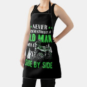 Onderschat nooit een oud Man offroad UTV ATV SID Schort (Insitu)