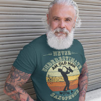 Onderschat nooit een oud Man - saxofone