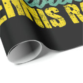 Onderschat nooit een oud Man - Tennis Racket SPO Cadeaupapier (Rol Hoek)