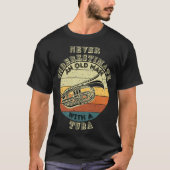 Onderschat nooit een oud Man - Tuba T-shirt (Voorkant)