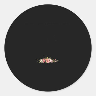 Onderschat nooit een oude dame die van hockey houd ronde sticker