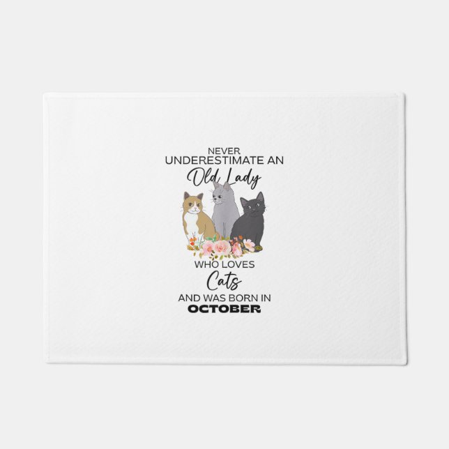 Onderschat nooit een oude dame die van kattenbrood deurmat (Voorkant)
