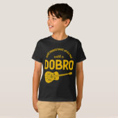 Onderschat nooit een oude Man Bluegrass Music Dob T-shirt (Voorkant volledig)