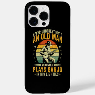 Onderschat nooit een oude man die banjo speelt Case-Mate iPhone 14 pro max hoesje