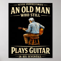 Onderschat nooit een oude man die gitaar speelt se